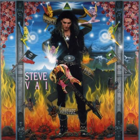 Steve Vai : Pochette originale de “Passion and Warfare” (1990)