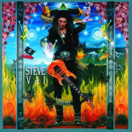 Steve Vai : Variante de la pochette de “Passion and Warfare 25th Anniversary Edition”