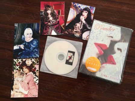 Femme Fatale Concept Single『POWDER』: CD with Photoset & Comment DVD from Jishuban Club and Photobook with autographs