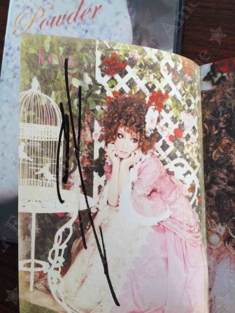 Femme Fatale Concept Single『POWDER』: CD with Photoset & Comment DVD from Jishuban Club and Photobook with autographs