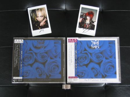 凛 -the end of corruption world- 「As If Forever Exists.」 UNDER CODE Bonus Autographed Polaroïd : RIKU & KISAKI chekis