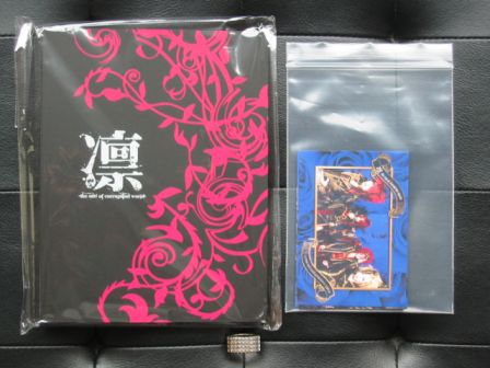 凛 -the end of corruption world- POLAROÏD & TRADING CARD ALBUM and 1st trading cards series: NEW front