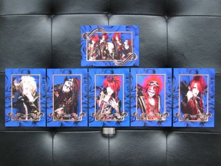 凛 -the end of corruption world- POLAROÏD & TRADING CARD ALBUM: 6 of 12 trading cards from 1st series