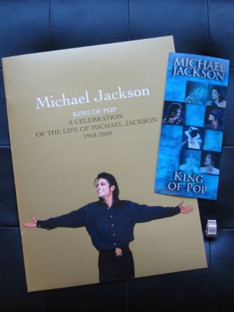 Michael Jackson : my Souvenir Ticket & Memorial Program