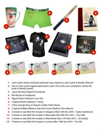 Concert Live : Exclusive Artist Memorabilia Giveaway Competition