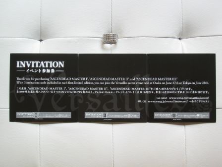 Ascendead Master : First Limited Editions- Invitation
