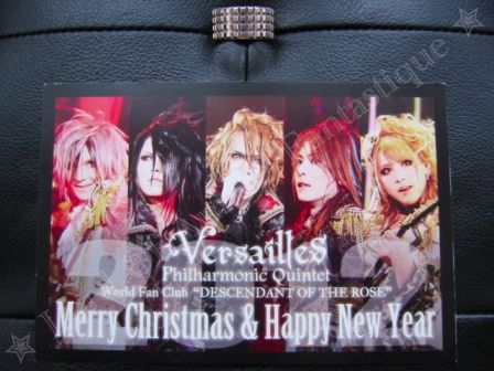 Versailles Philharmonic Quintet Official World Fan Club DESCENDANT OF THE ROSE: My 2011 Greeting Card - Front