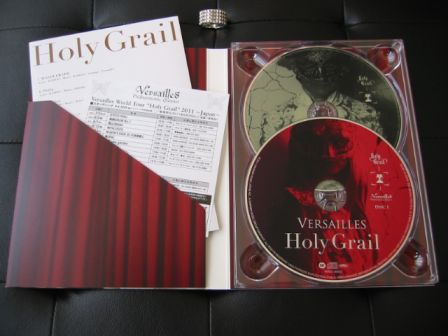 Versailles Philharmonic Quintet: Holy Grail CD+DVD Deluxe BOX: Inside the CD+DVD case