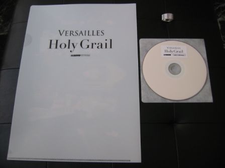 Versailles Philharmonic Quintet : Holy Grail CD+DVD Bonus from jishubanclub 自主盤倶楽部 shop: Clear File and Comment DVD