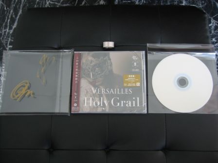Versailles Philharmonic Quintet: Holy Grail CD - Regular Edition: Autographs by KAMIJO & MASASHI (Closet Child) / CD case / Comment DVD Bonus (Closet Child)