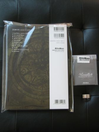 Versailles : JUBILEE -Method of Inheritance - Score Book & Rittor Music Photoset NEW : Back